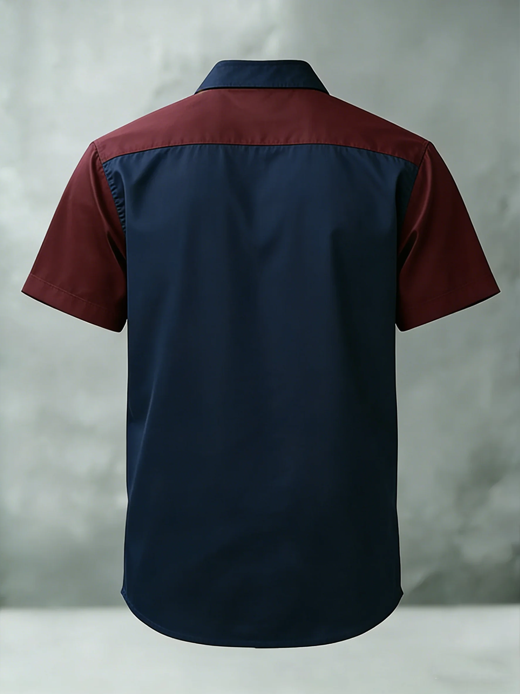 Moisture-wicking American Flag Chest Pocket Casual Shirt