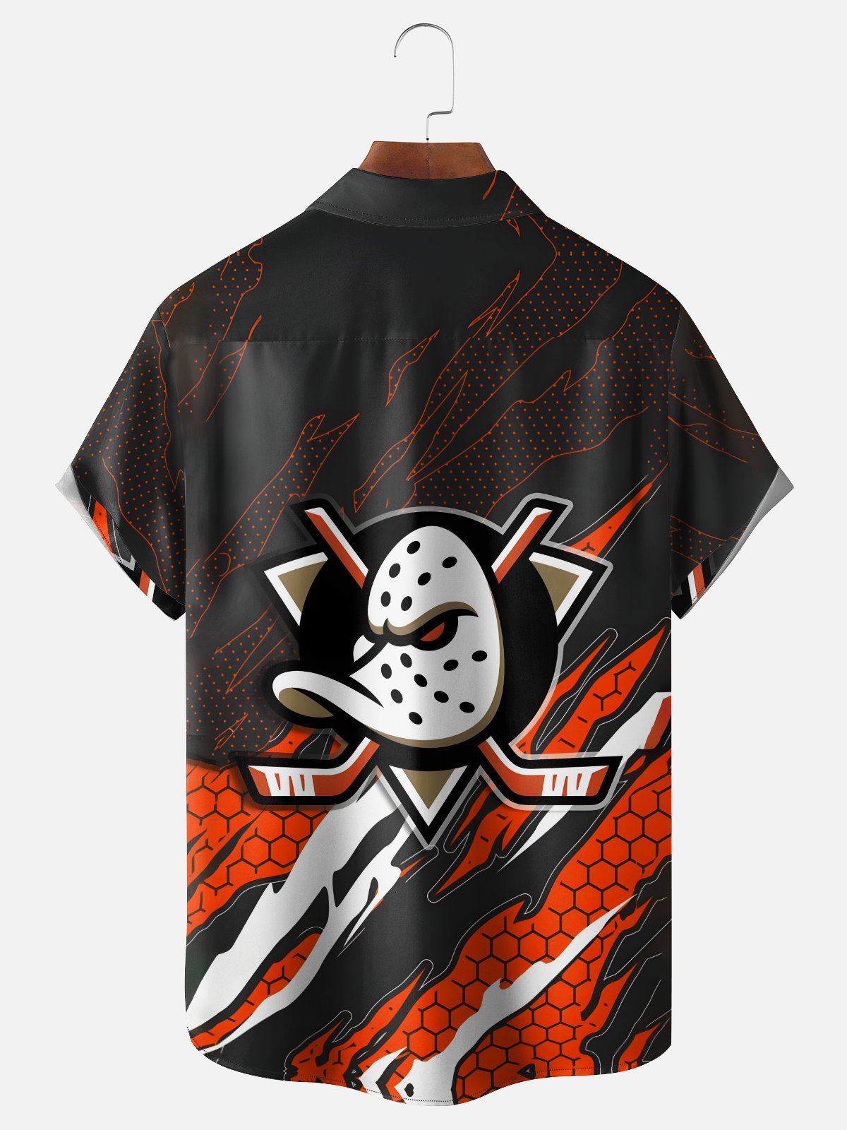 Moisture-wicking Canada Ice Hockey Chest Pocket Casual Shirt