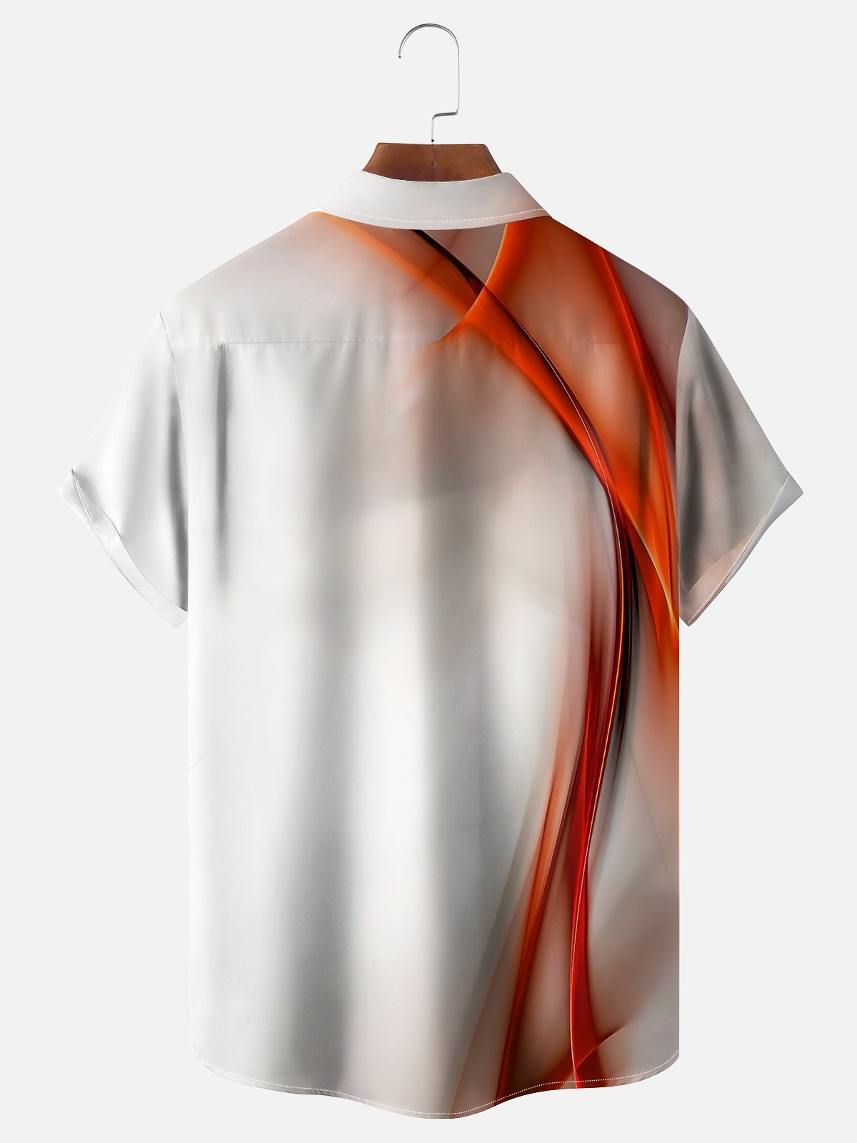 Moisture-wicking Abstract Art Canada Chest Pocket Bowling Shirt