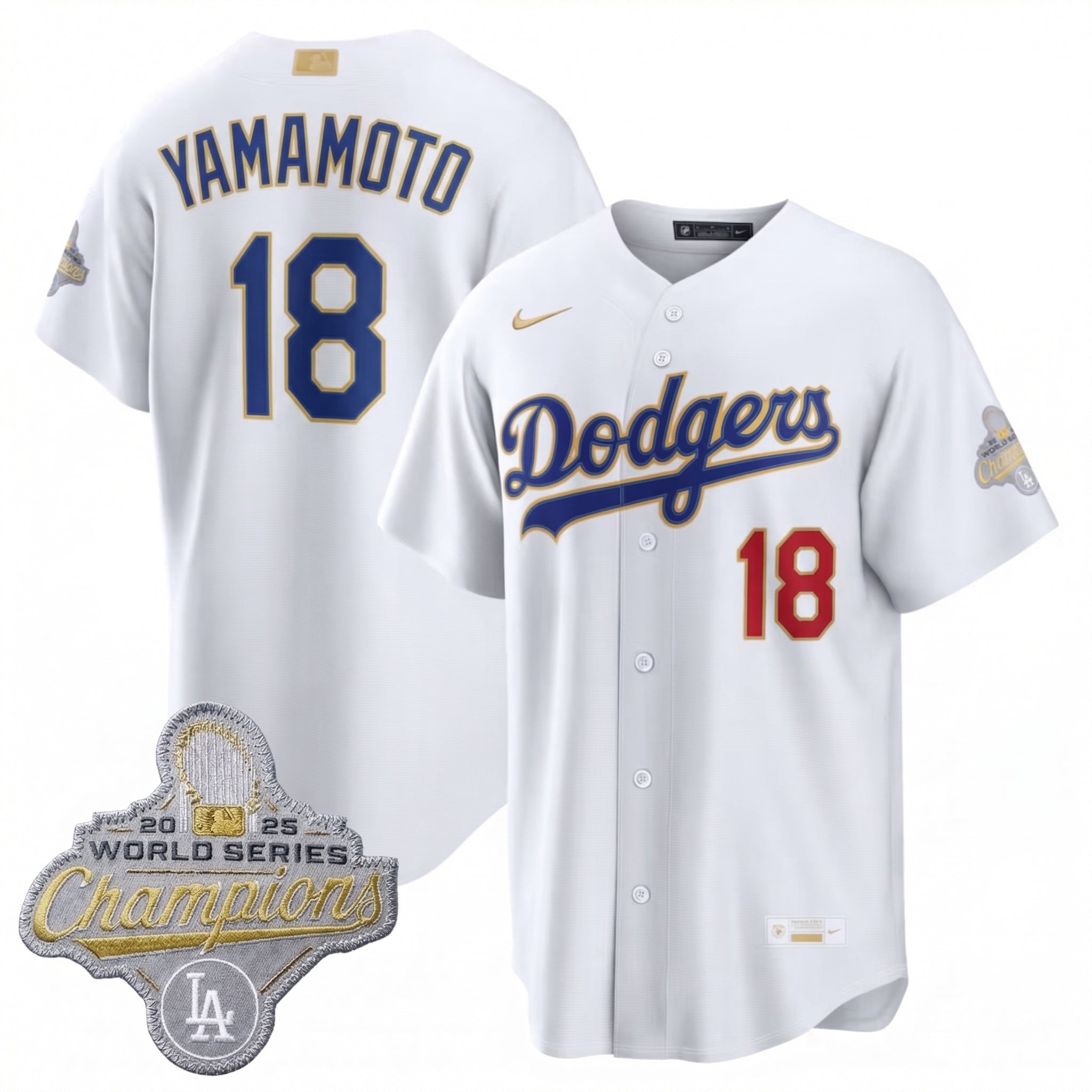 LAD 2026 Gold Collection Stadium Jersey - All Stitched