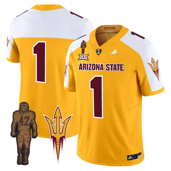 ASU Pat Tillman Honoring Patch Vapor Limited Jersey - All Stitched