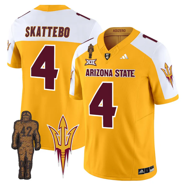 ASU Pat Tillman Honoring Patch Vapor Limited Jersey - All Stitched