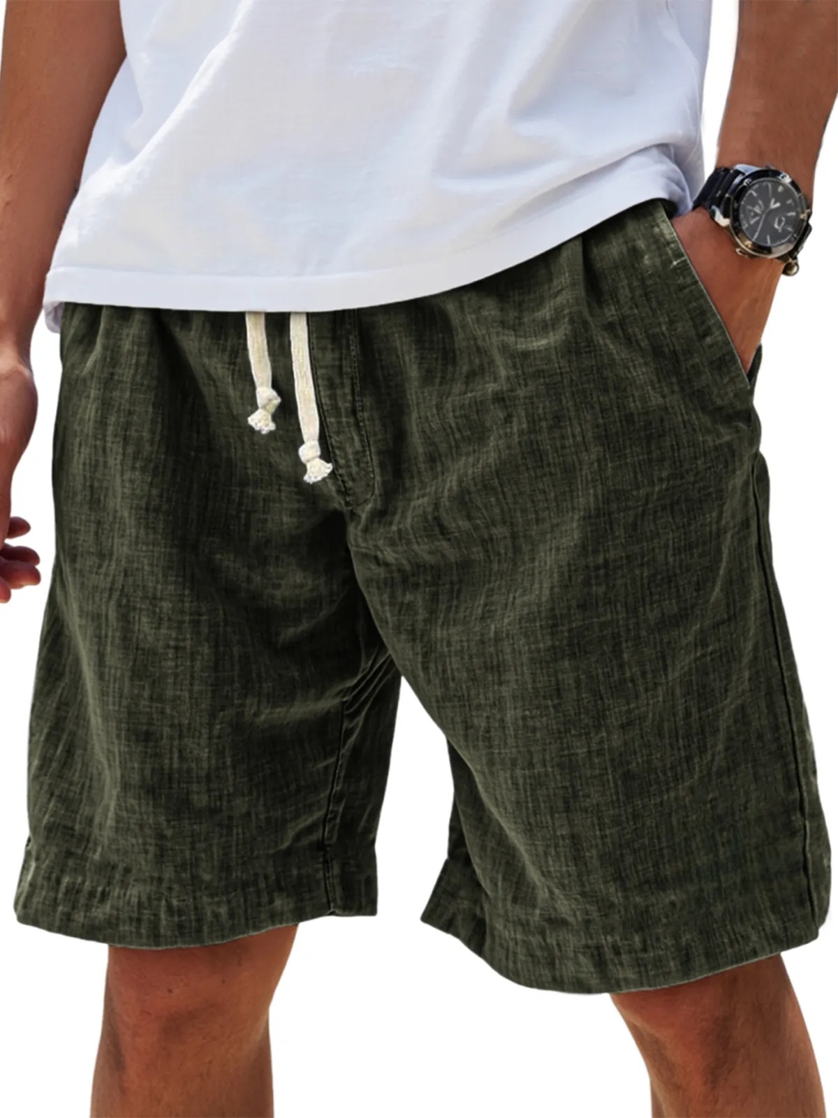 Men Can’t Get Enough of These Cozy Linen Shorts-Comfort & Reliable