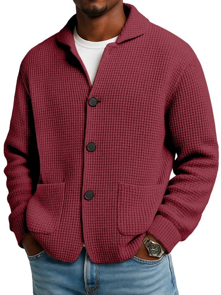 This Stand Collar Knitted Sweater Jacket Is Winning Over Men Across the U.S.-Comfort & Reliable