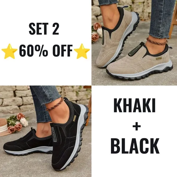 🔥Last Day 50% Off 🔥- Women's thick-soled suede sneakers for Ultimate Comfort-Comfort & Reliable
