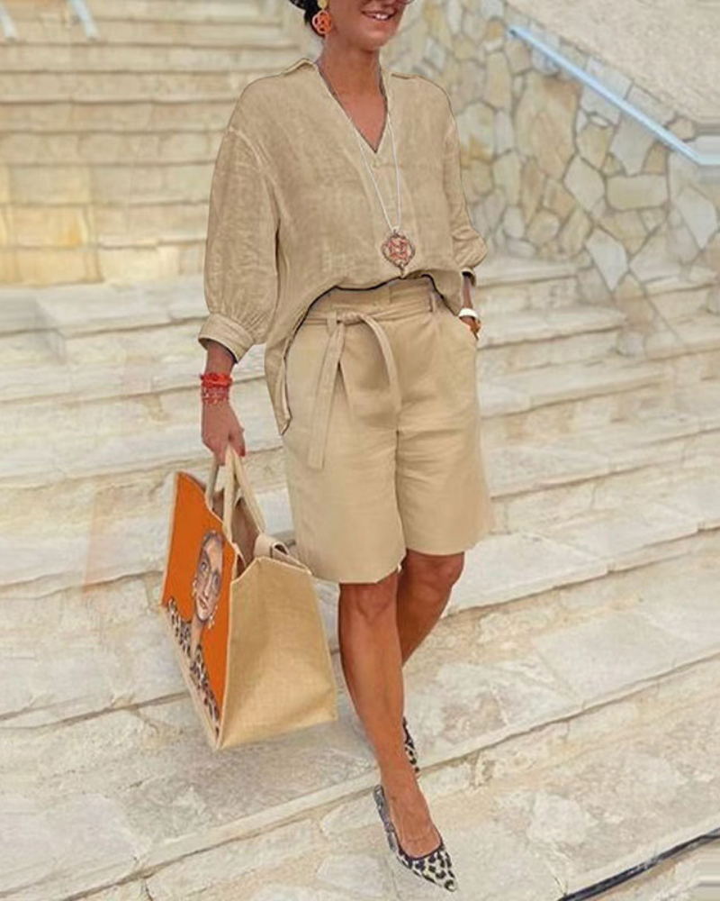 Casual Suit Female Loose Two-Piece Suit-Comfort & Reliable