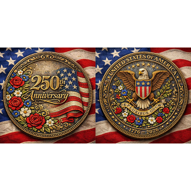 250th Anniversary Commemorative Coin-Comfort & Reliable
