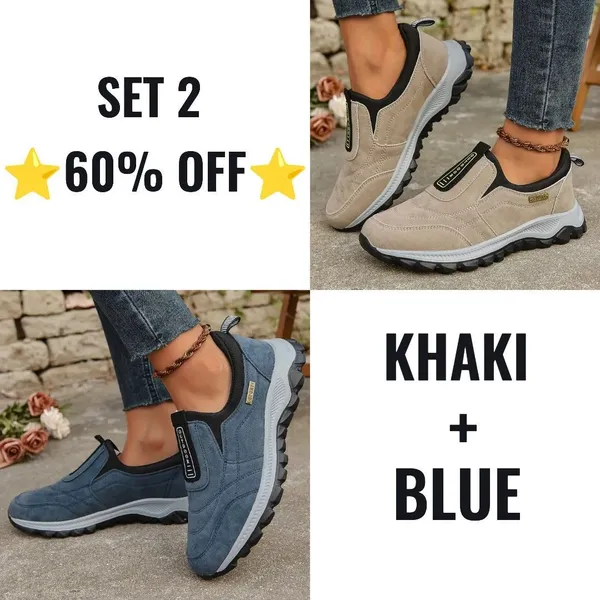 🔥Last Day 50% Off 🔥- Women's thick-soled suede sneakers for Ultimate Comfort-Comfort & Reliable
