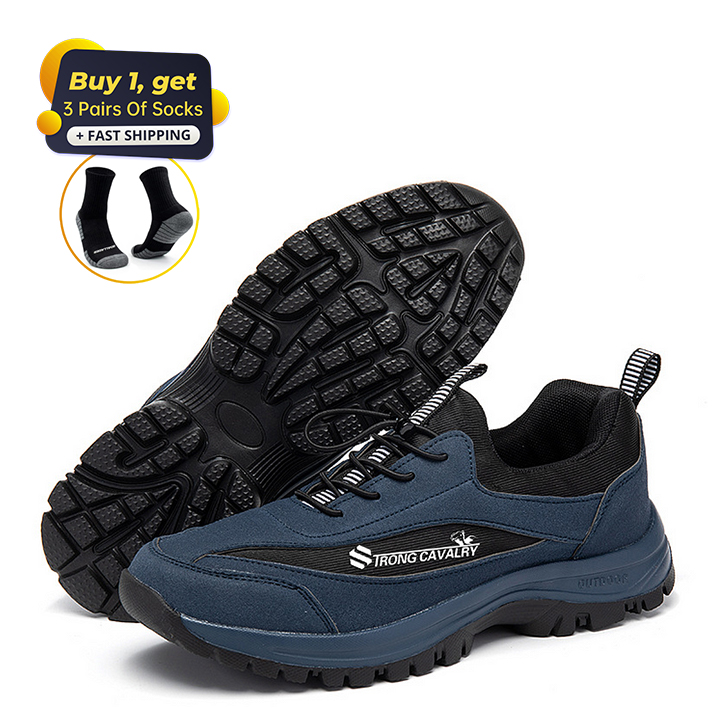 (👨‍⚕️Medical Certification®️) Men's Comfortable Orthopedic Shoes Waterproof Hiking Shoes Sneakers [Effect: Relieves Foot Pain]-Comfort & Reliable