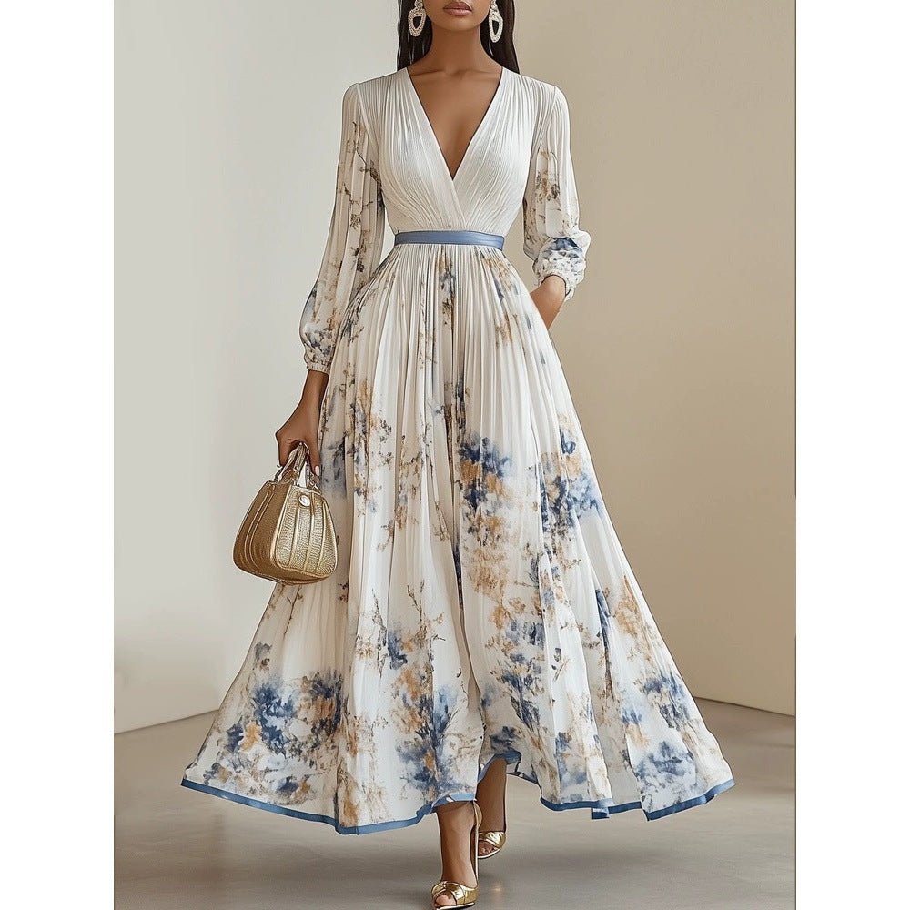 Charmaine Elegant Pleated Dress