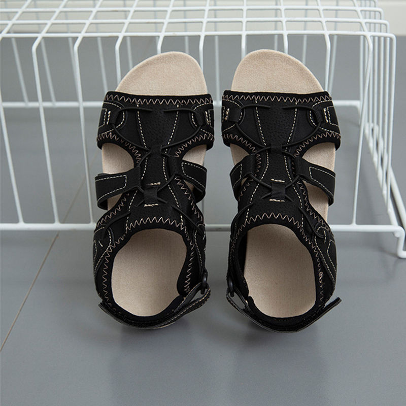 Women's Soft Stretchable Open Toe Velcro Sandals-Comfort & Reliable