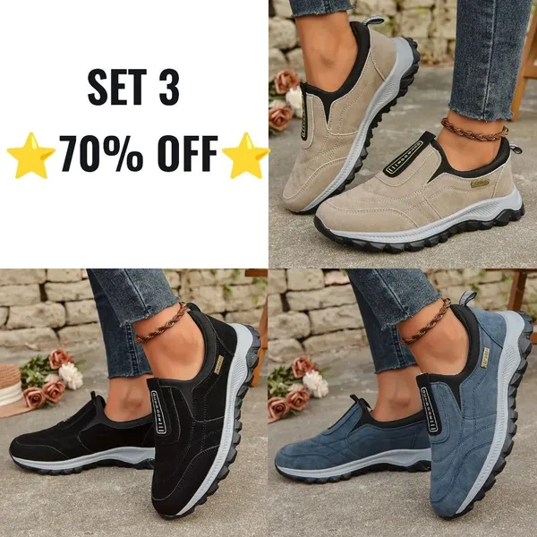 🔥Last Day 50% Off 🔥- Women's thick-soled suede sneakers for Ultimate Comfort-Comfort & Reliable