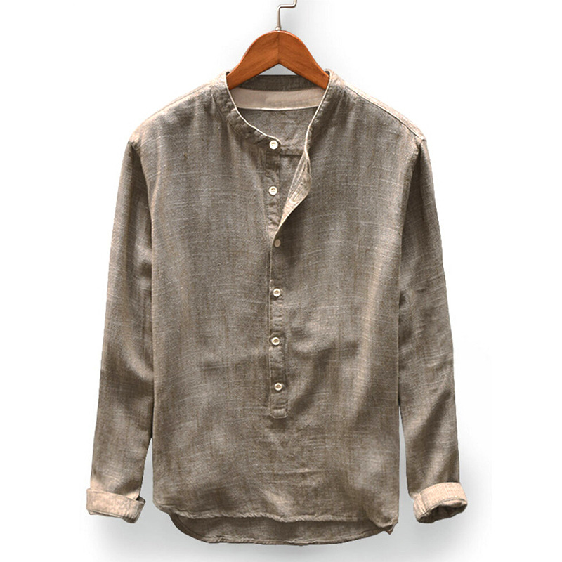 Provence Linen Cotton Long-Sleeve Shirt-Comfort & Reliable