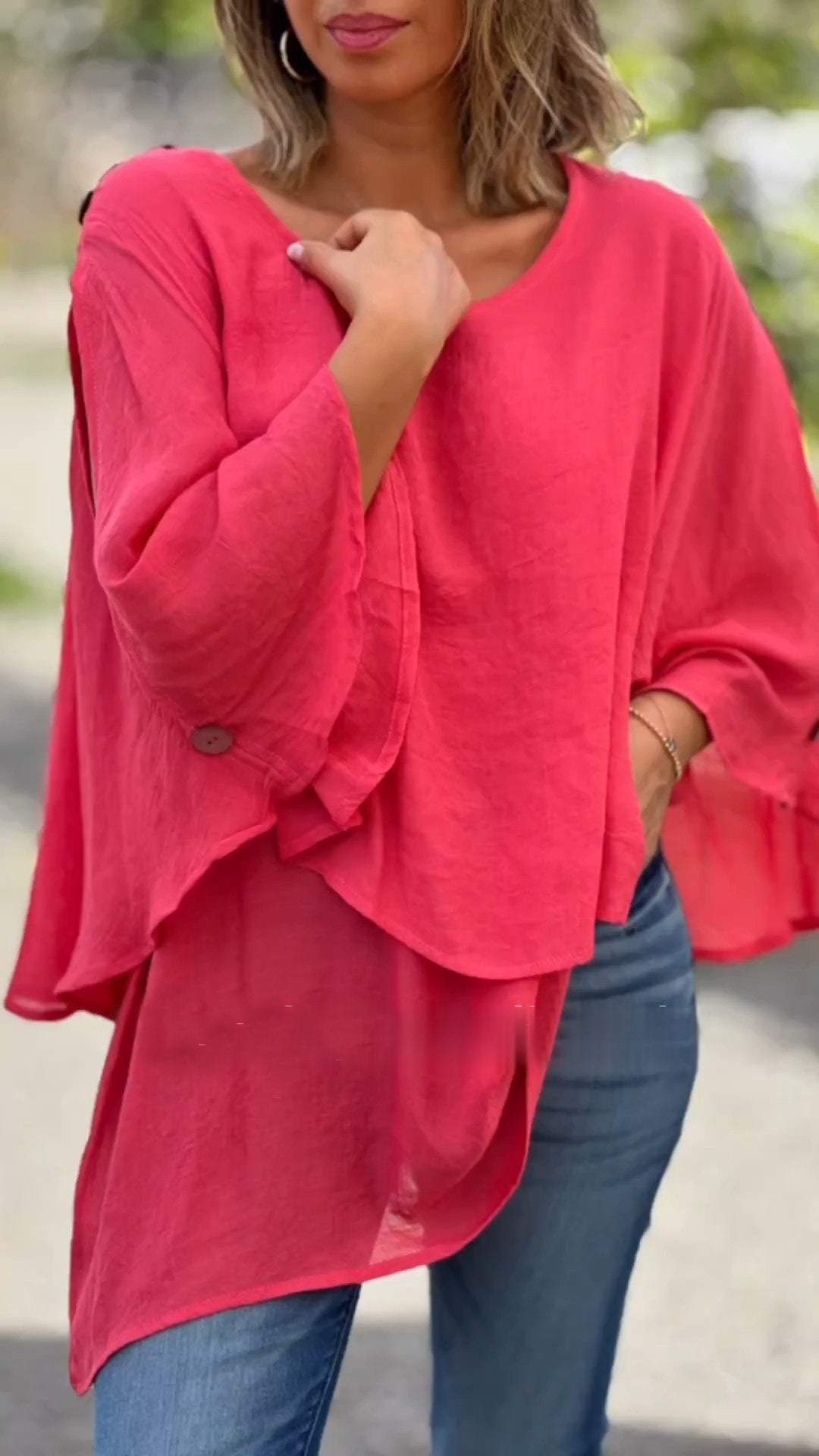 Chiffon Irregular Top-Comfort & Reliable