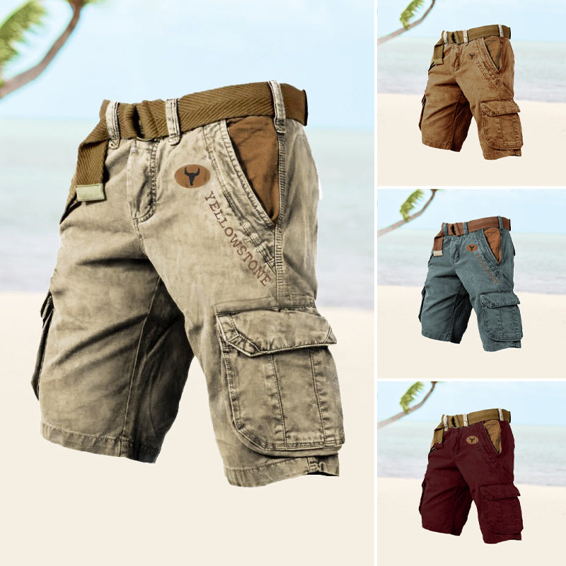 Men's multi-pocket shorts-Comfort & Reliable