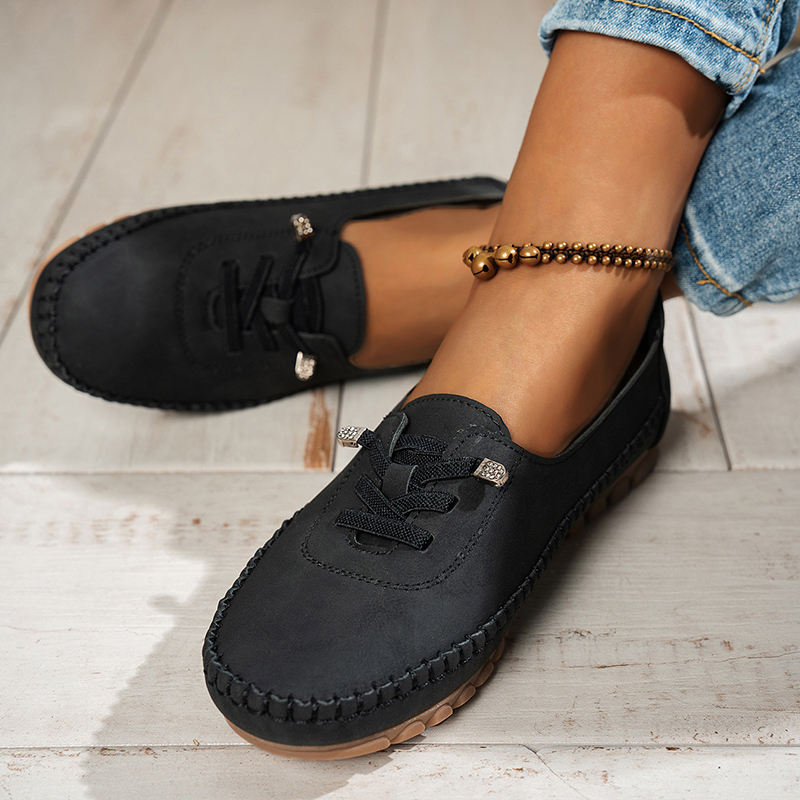 🔥Last Day Promotion 50% OFF - Women's Comfortable Soft Hand-Stitched Genuine Leather Loafers-Comfort & Reliable