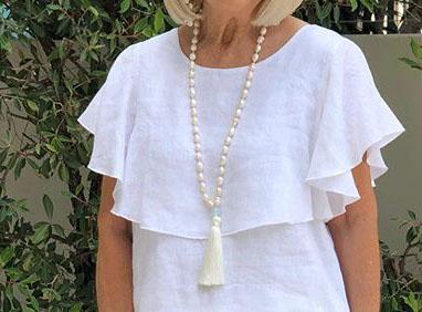 Romantic Soft White Tiered Dress-Comfort & Reliable