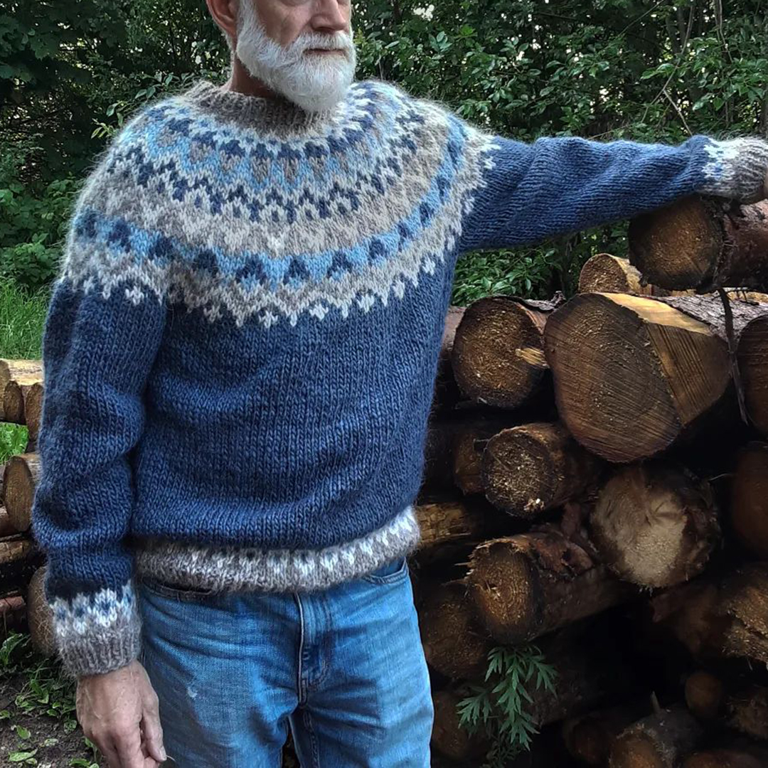Men's Iceland Crew Neck Sweater-Comfort & Reliable