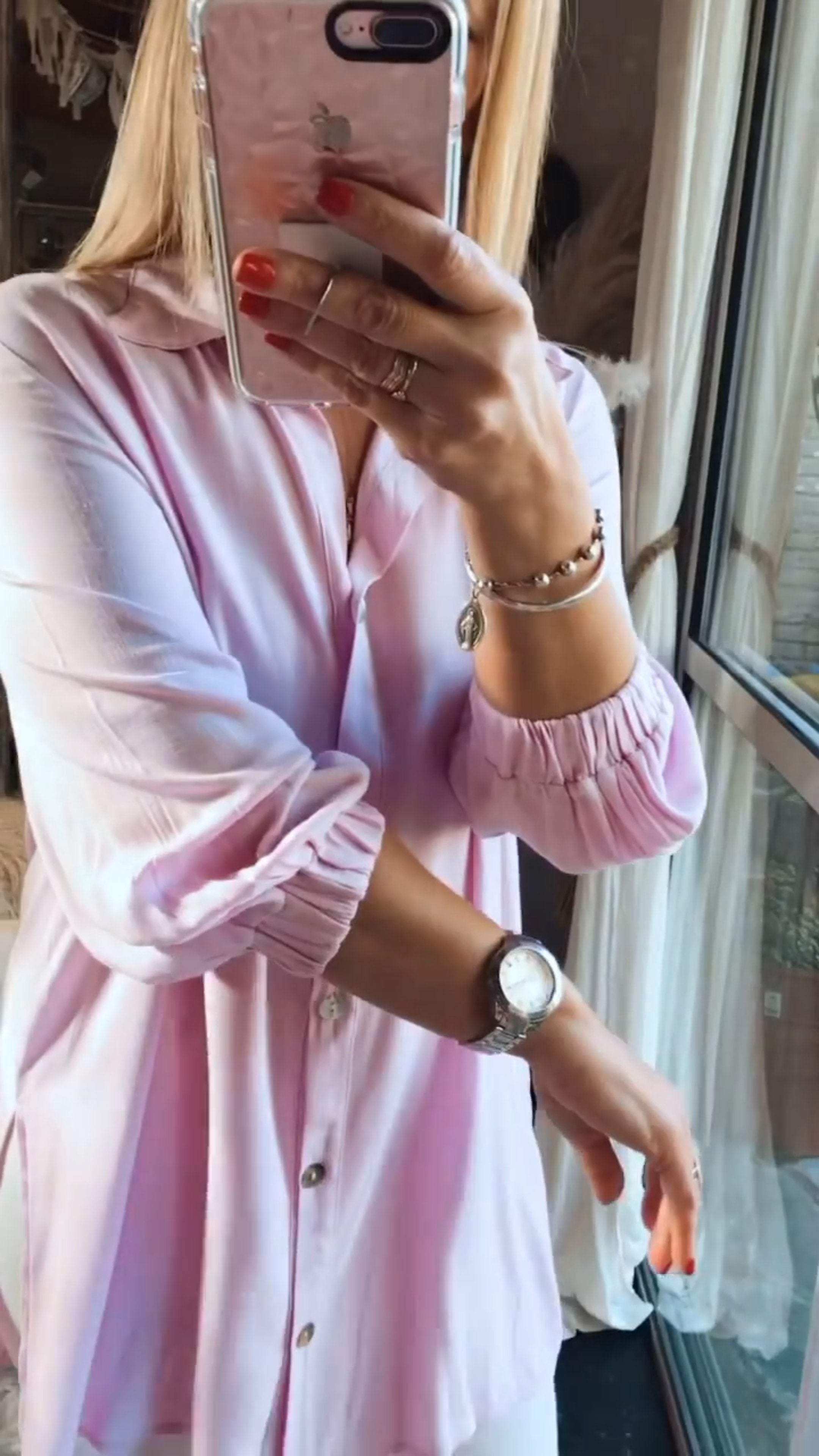 Fashion plain women's shirt tops-Comfort & Reliable