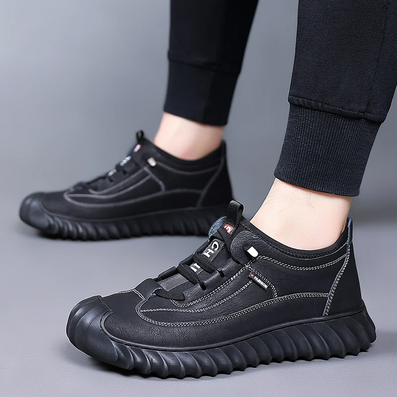 MerrfeetTM⏰Promotion - 70% OFF🔥Men's Handcrafted Genuine Leather Waterproof Anti-Slip Boots-Comfort & Reliable