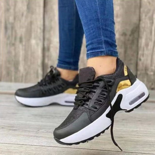 Women Orthopedic Lightweight Running Shoes, Lace-up Mesh Breathable Shoes-Comfort & Reliable