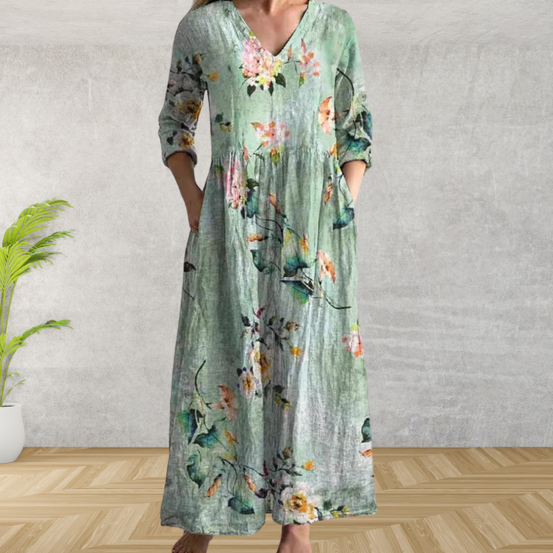Esme Elegant Floral Dress Image 2