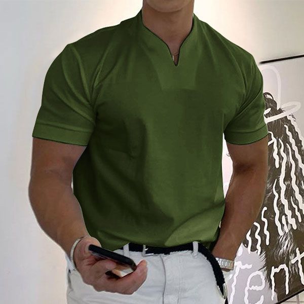 Gentlemans business Short Sleeve Fitness T-shirt-Comfort & Reliable