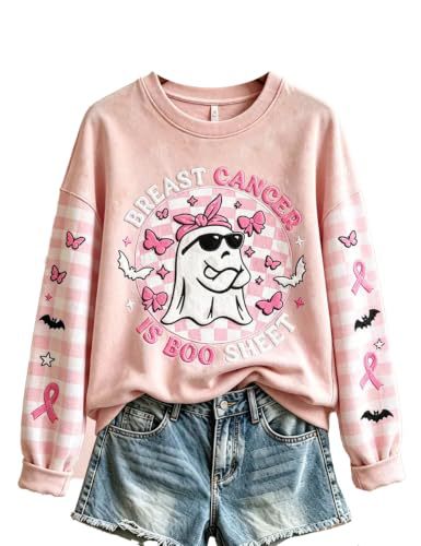 Women's Halloween Pumpkin Ribbon Print Casual Sweatshirt