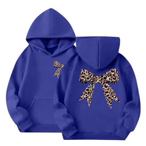 Women's Bow Ribbon Print Hoodie