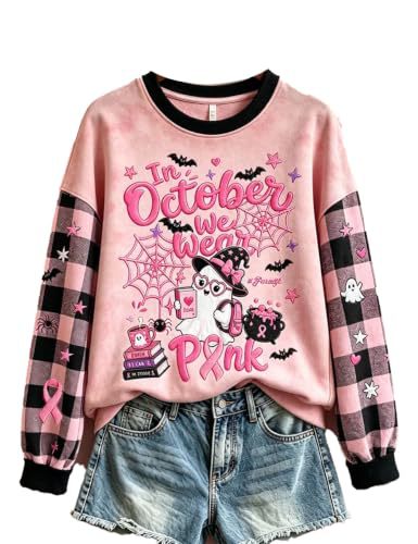 Women's Halloween Pumpkin Ribbon Print Casual Sweatshirt