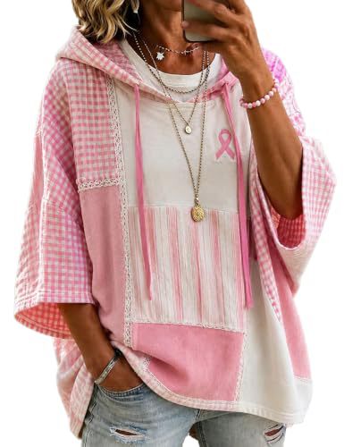 Women's Ribbon Floral Bird Print Casual Hoodie