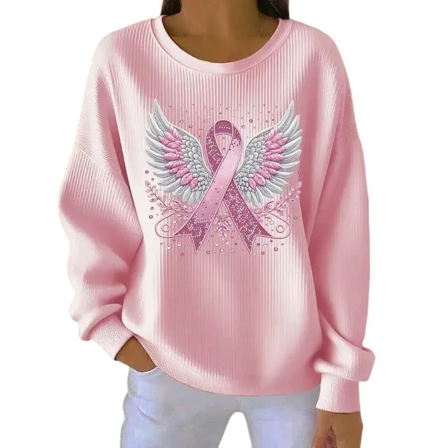 Angel Wings Ribbon Bow Print Women's Hoodie