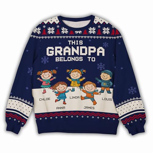 Women's Christmas Forest Snowman Print Crewneck Sweatshirt