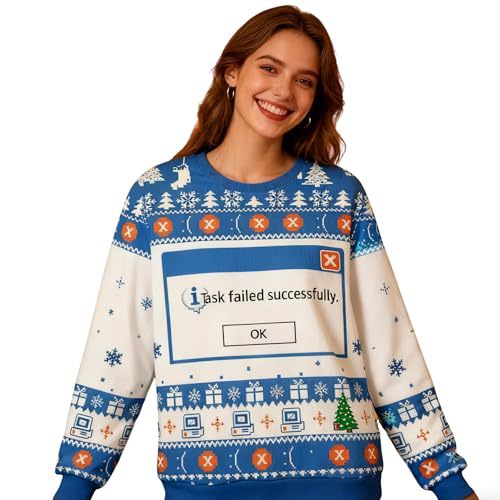 Women's Christmas Letter Graphic Print Crewneck Sweatshirt