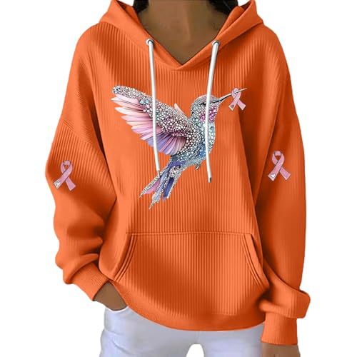Women's Ribbon Wings Animal Print Hoodie
