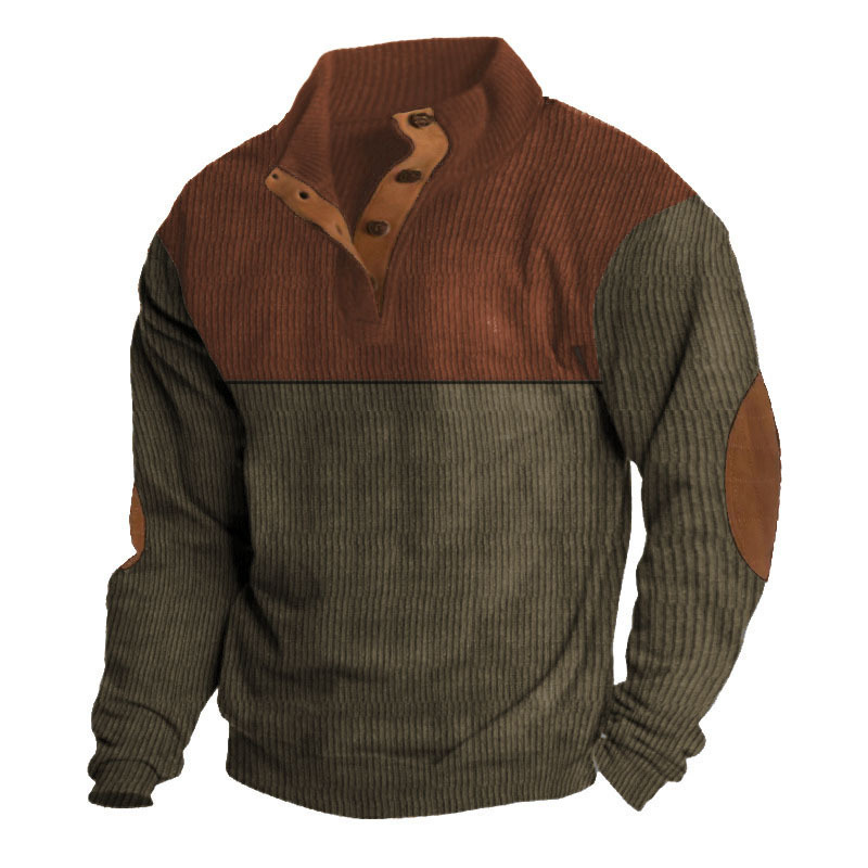Premium Cashmere Men’s Sweatshirt — Timeless Style-Comfort & Reliable