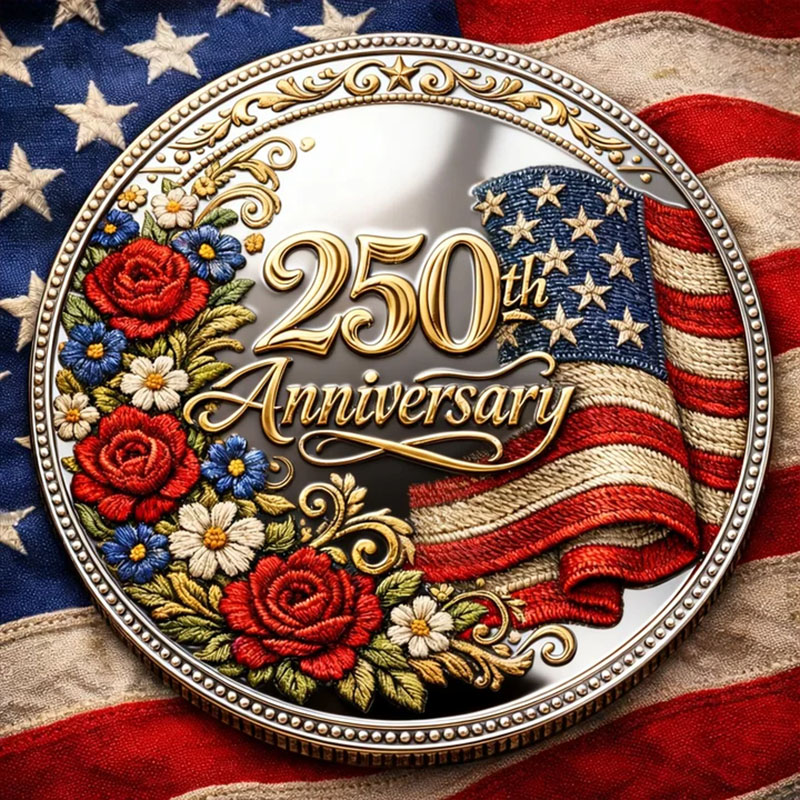 250th Anniversary Commemorative Coin-Comfort & Reliable
