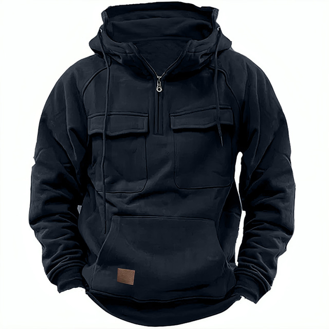 Men's Loose Fit Sweatshirt Hoodie-Comfort & Reliable