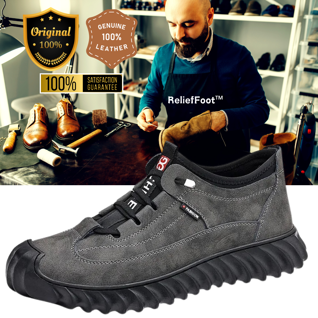 MerrfeetTM⏰Promotion - 70% OFF🔥Men's Handcrafted Genuine Leather Waterproof Anti-Slip Boots-Comfort & Reliable