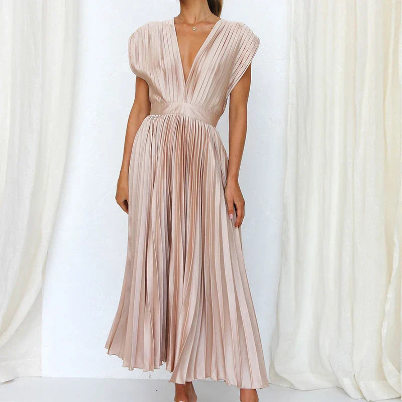 Adele V-neck Maxi Dress