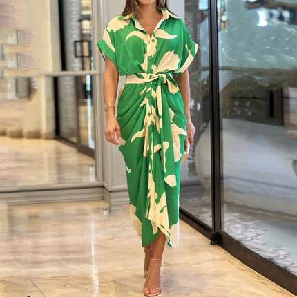 x8lQDames-Elegante-Overhemd-Jurk-Zomer-Vintage-Print-Met-Ruches-En-Ruches-Bandage-Jurk-Vrouw-Effen-V_207cb9af-a107-4f01-a02e-59a17a67670f
