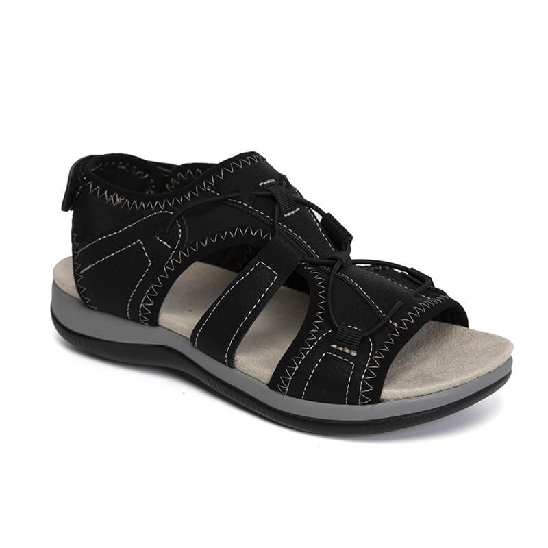 Women's Soft Stretchable Open Toe Velcro Sandals-Comfort & Reliable