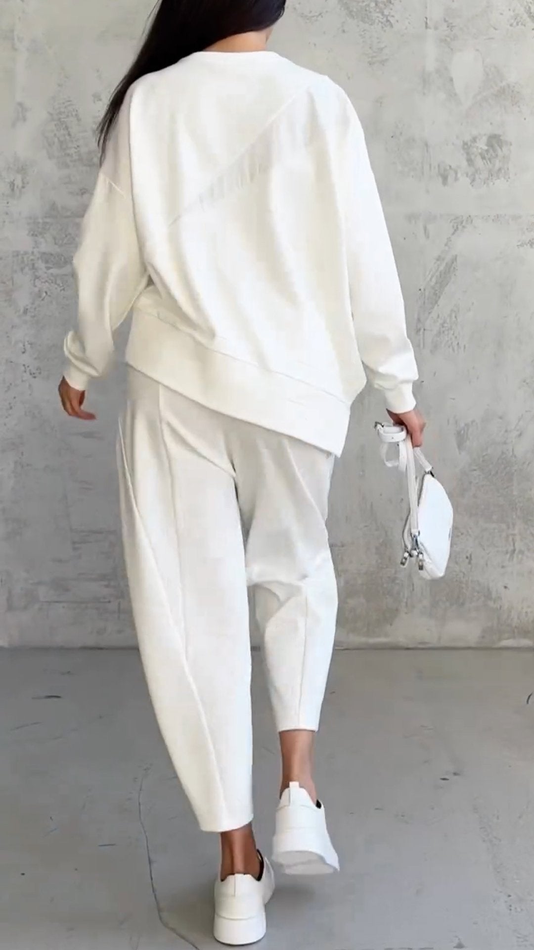 Casual Round Neck Long Sleeve Two Piece Suit-Comfort & Reliable