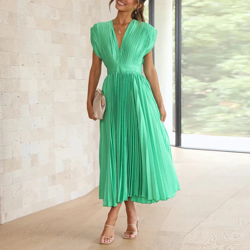 Adele V-neck Maxi Dress