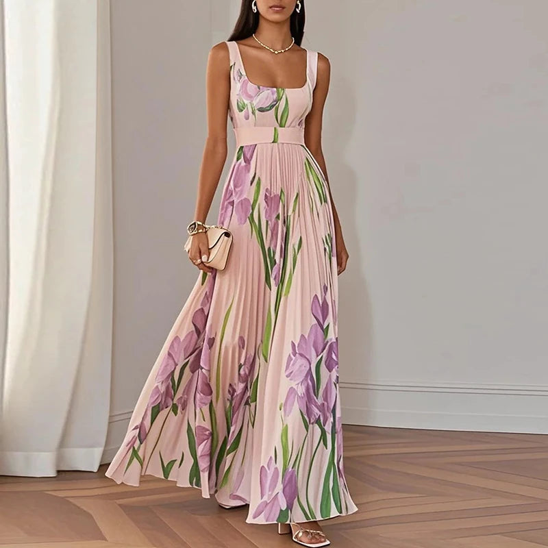 Miriam Elegant Floral Dress - Image 2