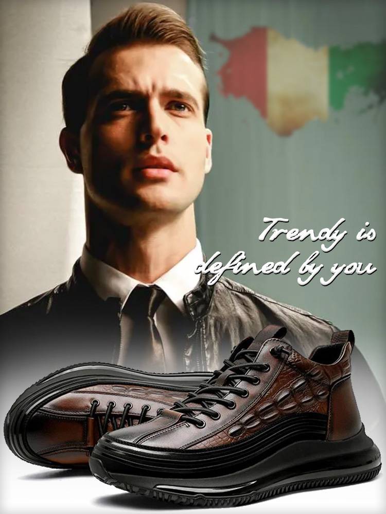 Men's Comfortable Arch Support Soft-Sole Leather Shoes-Comfort & Reliable