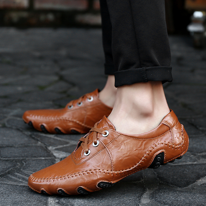⏰Last Day 50% OFF🔥 Men's Handmade Genuine Leather Slip-On Loafers-Comfort & Reliable