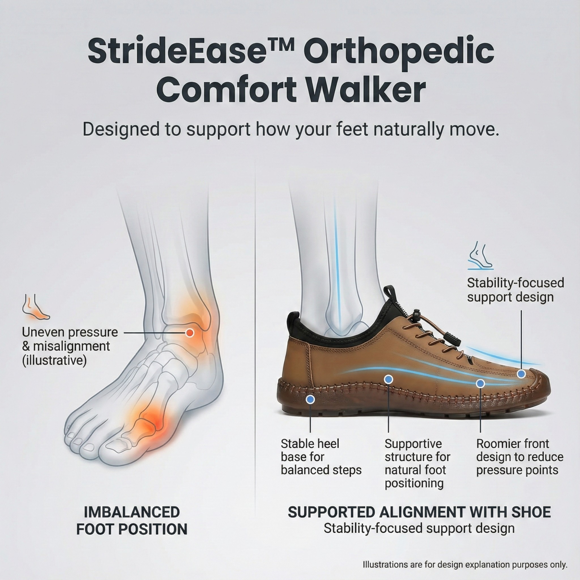 StrideEase™ Orthopedic Walkers — Comfort You Can Feel, Stability You Trust-Comfort & Reliable