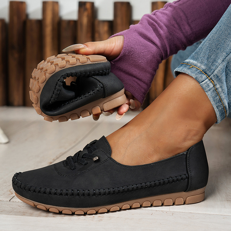 🔥Last Day Promotion 50% OFF - Women's Comfortable Soft Hand-Stitched Genuine Leather Loafers-Comfort & Reliable