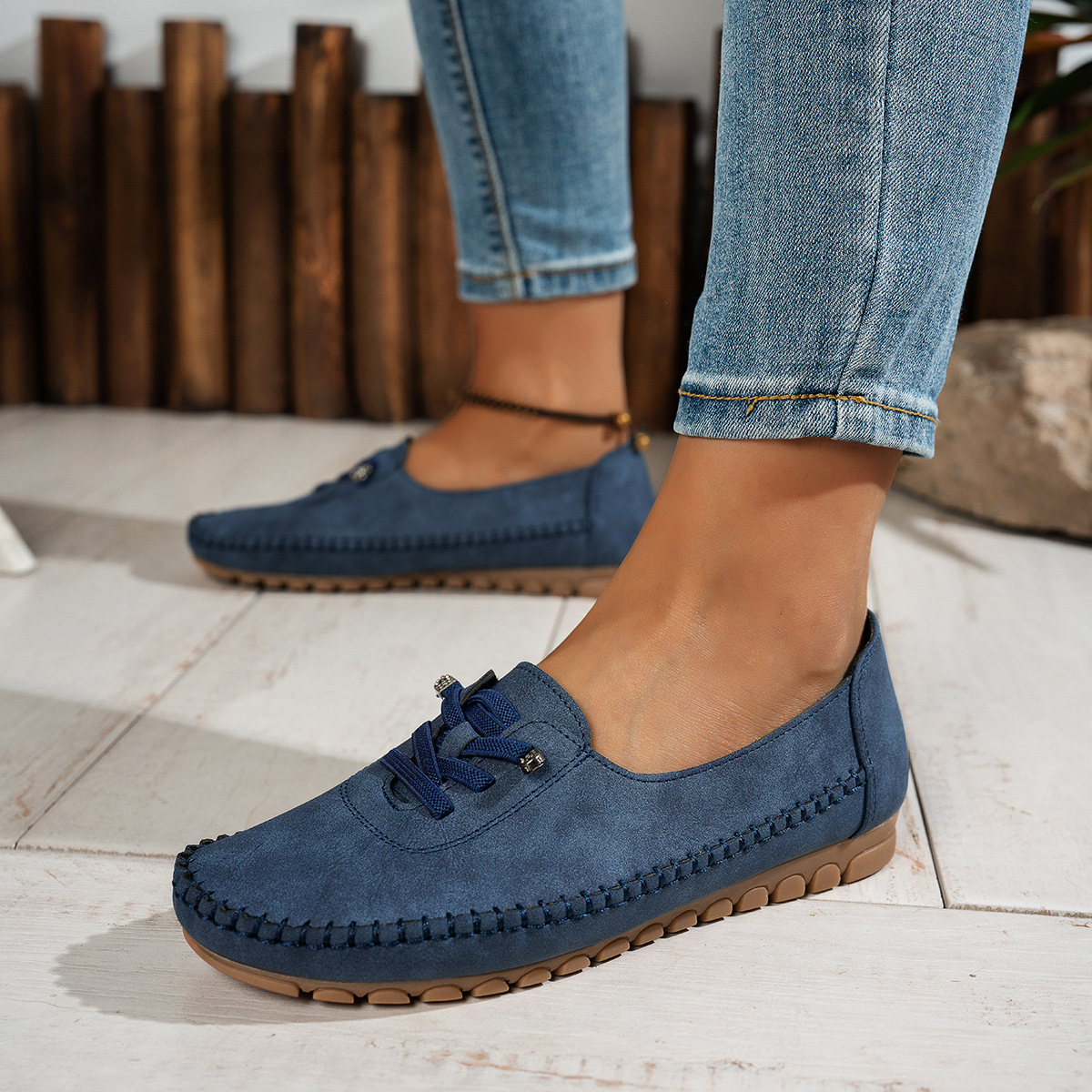 🔥Last Day Promotion 50% OFF - Women's Comfortable Soft Hand-Stitched Genuine Leather Loafers-Comfort & Reliable